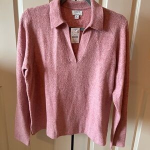 J. Crew Soft Pink Knit Top